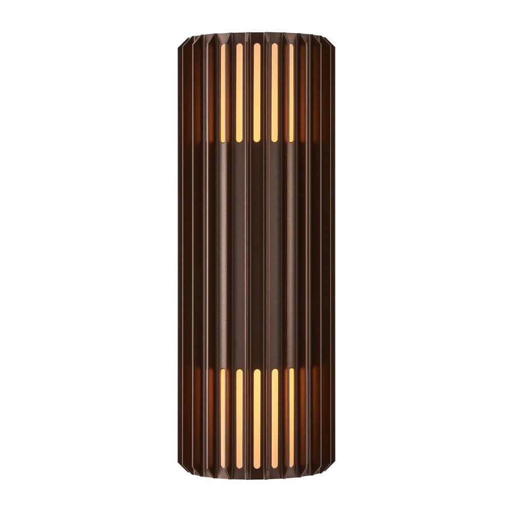Außenwandlampe Aludra Double Seaside IP54 in skulpturalem Design für Außenbereiche.
