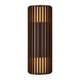 Außenwandlampe Aludra Double Seaside IP54 in skulpturalem Design für Außenbereiche.
