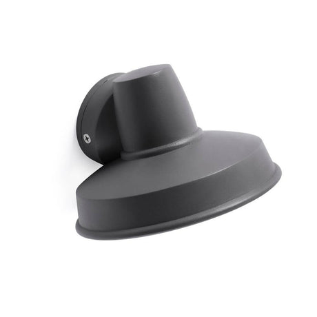 Außenwandlampe BRONX IP44 Dunkelgrau aus hochwertigem Metall für Außenbereiche.