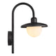 Außenwandlampe Berlo IP44 mit elegantem Design, ideal für blendfreies Licht im Außenbereich.