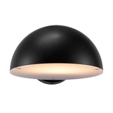 Außenwandlampe Clarso IP44 in modernem Schwarz mit nach unten gerichteter Beleuchtung.