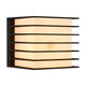 Außenwandlampe Fluctus 13 IP44 mit modernem kubistischen Design und sanftem Licht für Außenbereiche.