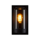 Außenwandlampe Griffin IP44 - elegantes Design mit rauchfarbenem Diffusor und warmem Licht
