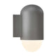 Außenwandlampe Heka IP54 in modernem Design aus Metall mit sanftem Licht.
