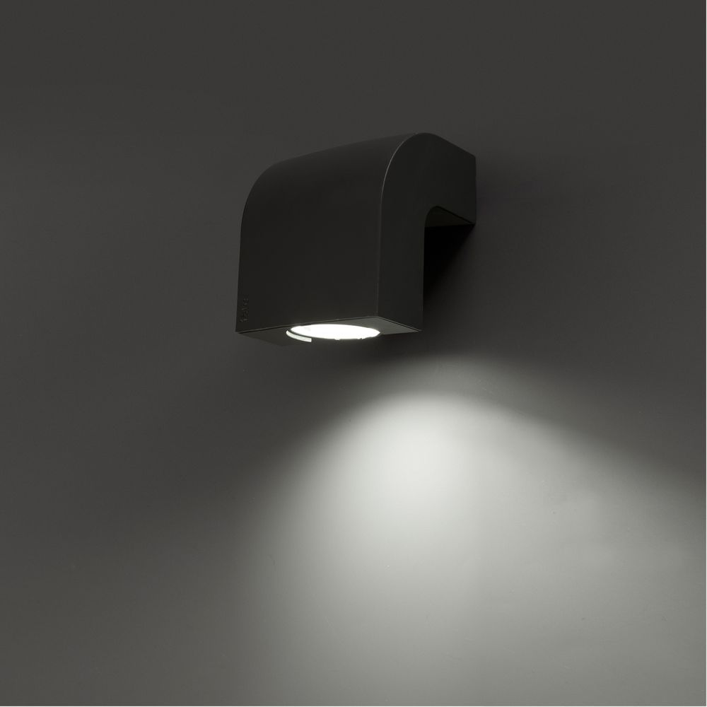 Außenwandlampe KLAMP IP44 Dunkelgrau
