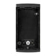 Außenwandlampe Luchy IP44 - Rückansicht mit Anschlussmöglichkeiten und schwarzem Gehäuse.
