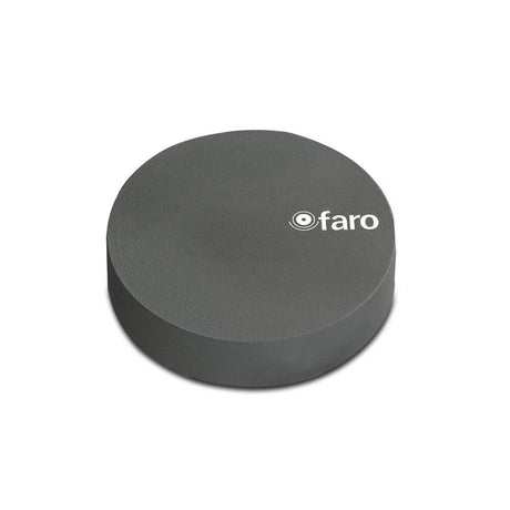 Außenwandlampe STEPS IP44 Dunkelgrau von Faro, runde graue Lampe für Außenbereich.