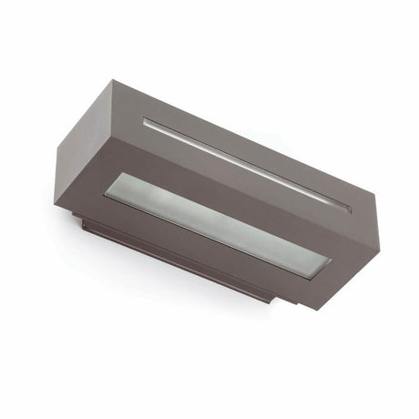 Außenwandlampe WEST-1 IP54 Dunkelgrau, moderne und stilvolle Beleuchtung für außen.