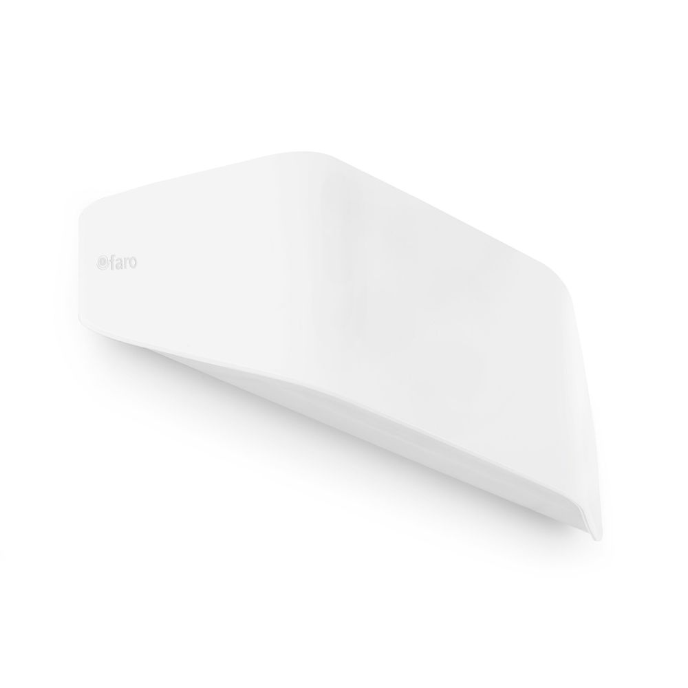 Lampe murale extérieure future IP44 résistant à l'eau salée blanche