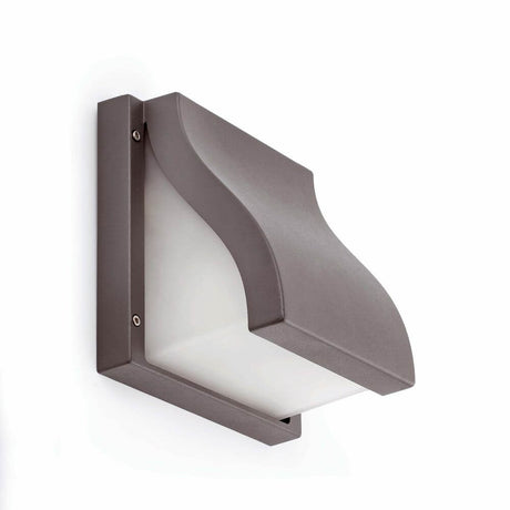 SUMA-G outdoor wall light, 2-light IP44 dark grey with modern design and IP44 protection.