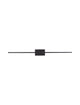 Azure LED Wandleuchte 3000K Schwarz (2)