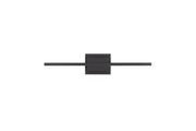Azure LED wall light 3000K black in a modern design made of high-quality plastic