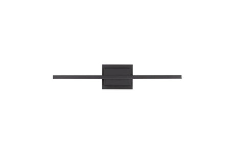 Azure LED wall light 3000K black in a modern design made of high-quality plastic