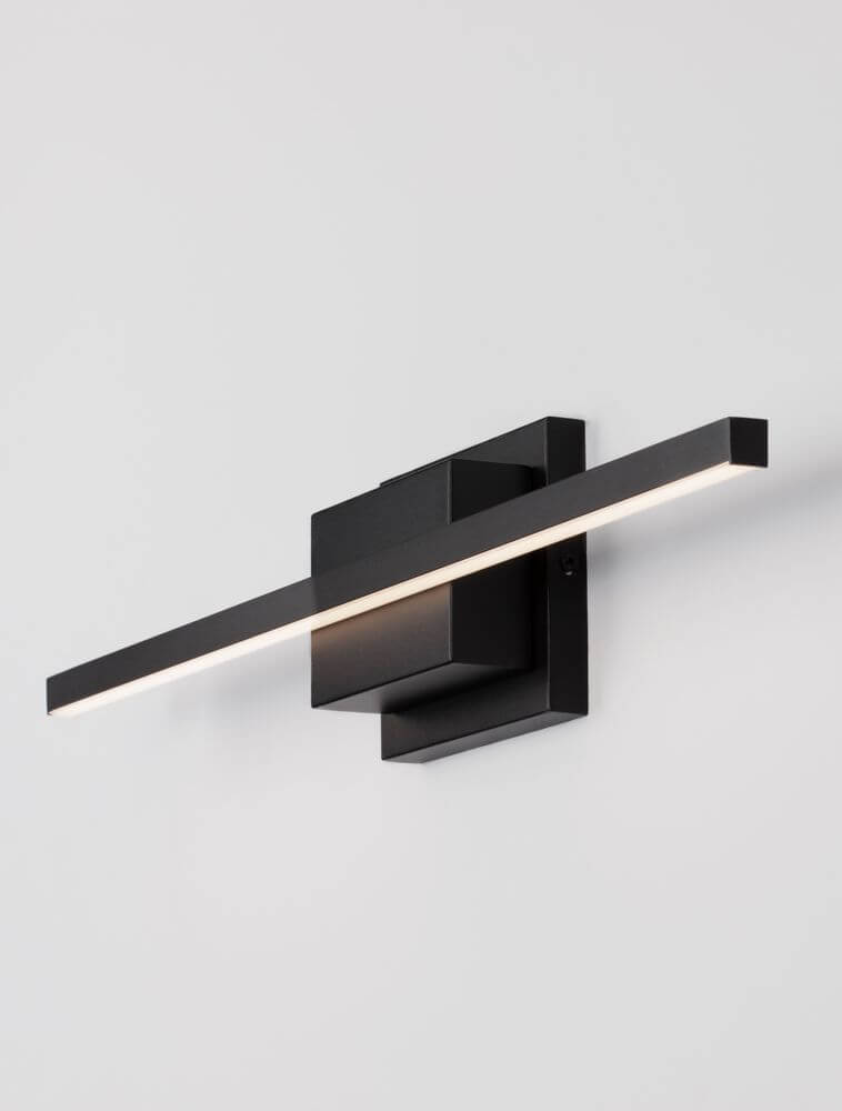 Azure LED Wandleuchte 3000K Schwarz mit modernem Design in Schwarz für jeden Raum.