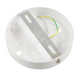 Baldachin 2-fach Ø 12cm Metall Lampenbaldachin für Doppel-Lichtquelle an Wand oder Decke