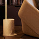 s.luce Ball Design-Bogenlampe mit Marmorfuß modern