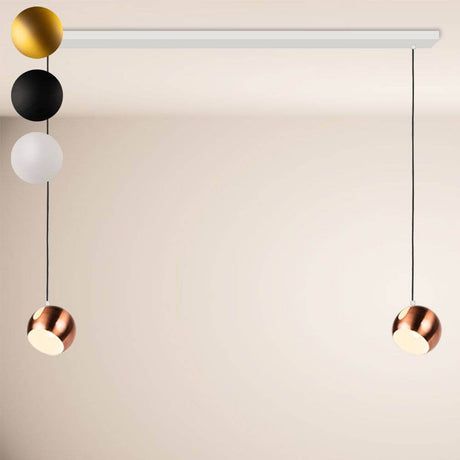 Ball dining table pendant light Ø 20cm 160cm