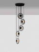 Ballet Pendelleuchte 5-flammig Ø 40cm mit modernen Glaskugeln in elegantem Design