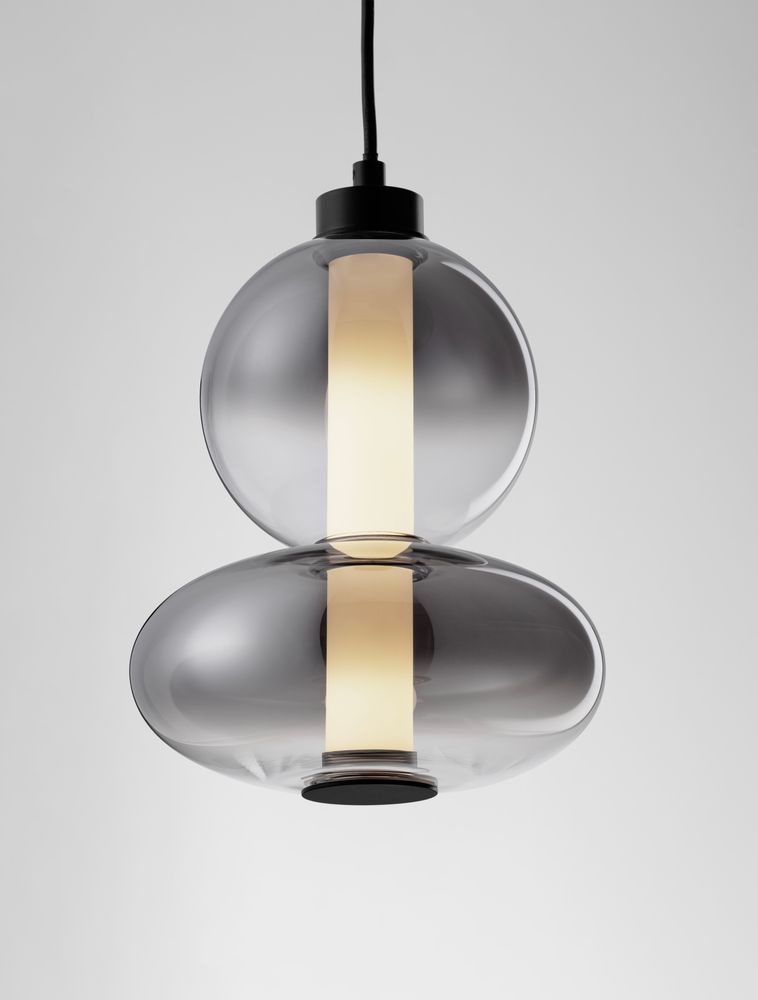 Lampada a sospensione Bally LED Ø 20cm a 2 luci