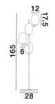 Balor Stehlampe H 165cm (8)