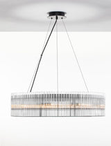 Barok hanglamp Ø 70cm zwart