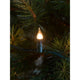 Baumkette mit klar leuchtender, gedrehter Spitze, ideal für festliche Weihnachtsdekoration.