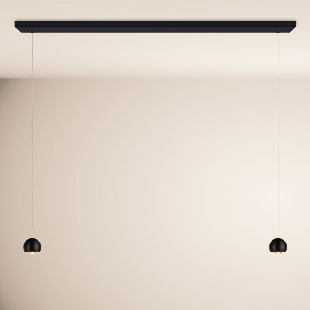 s.luce Beam LED mesa de comedor lámpara colgante haz 160cm