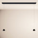 s.luce Candeeiro suspenso de mesa de jantar Beam LED 160cm