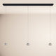 s.luce Candeeiro suspenso de mesa de jantar Beam LED 160cm