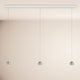 s.luce Candeeiro suspenso de mesa de jantar Beam LED 160cm