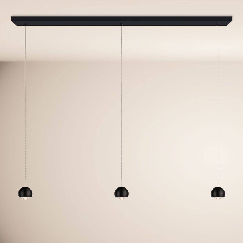 s.luce Beam LED mesa de comedor lámpara colgante haz 160cm