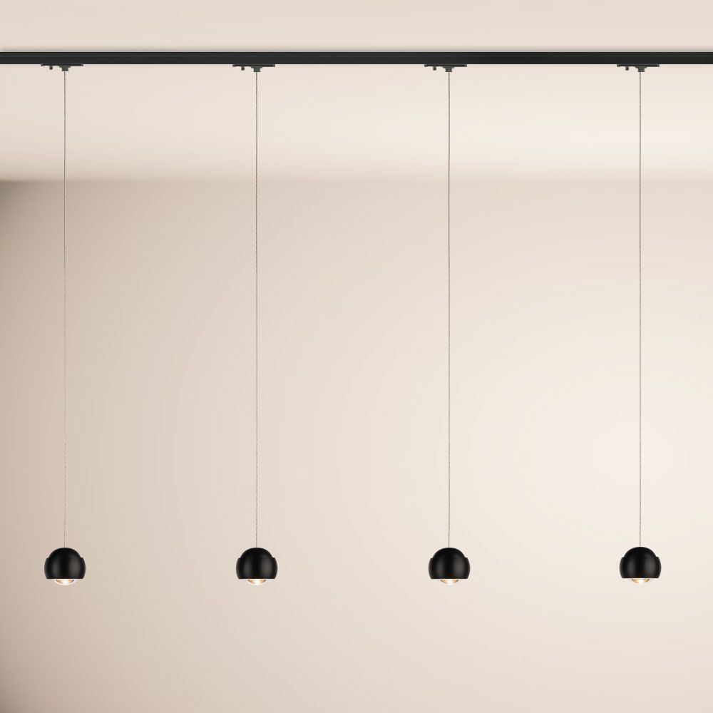s.luce Beam LED hanglamp 1-circuit railsysteem Centrum voeding