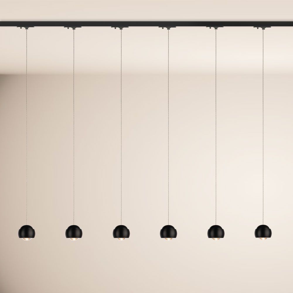 s.luce Beam LED hanglamp 1-circuit railsysteem Centrum voeding