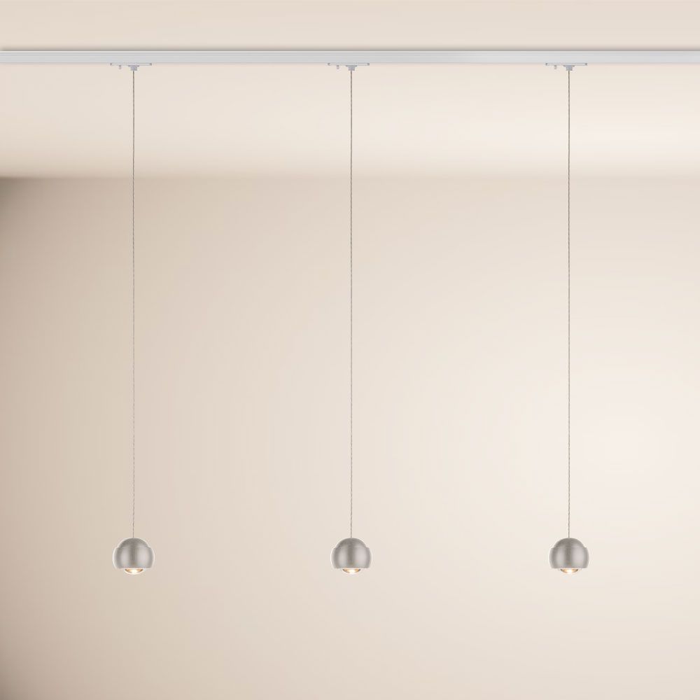 s.luce Beam LED Hängelampe 1-Phasen-Schienensystem Mitteleinspeiser