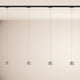 s.luce Beam LED Hängeleuchte 1-Phasen-Schienensystem Endeinspeiser