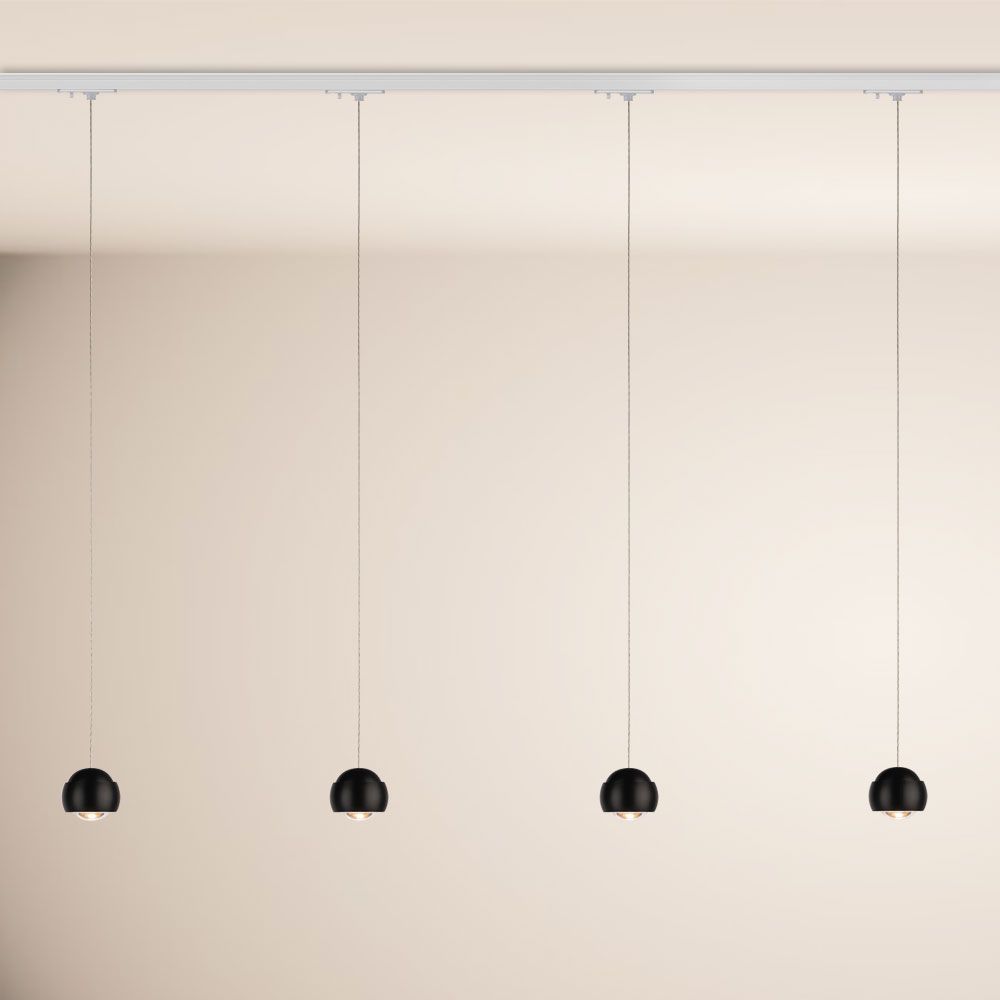 s.luce Beam LED pendant light 1-circuit track system End feeder