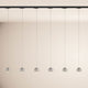 s.luce Beam LED Hängeleuchte 1-Phasen-Schienensystem Endeinspeiser