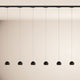 s.luce Beam LED Hängeleuchte 1-Phasen-Schienensystem Endeinspeiser