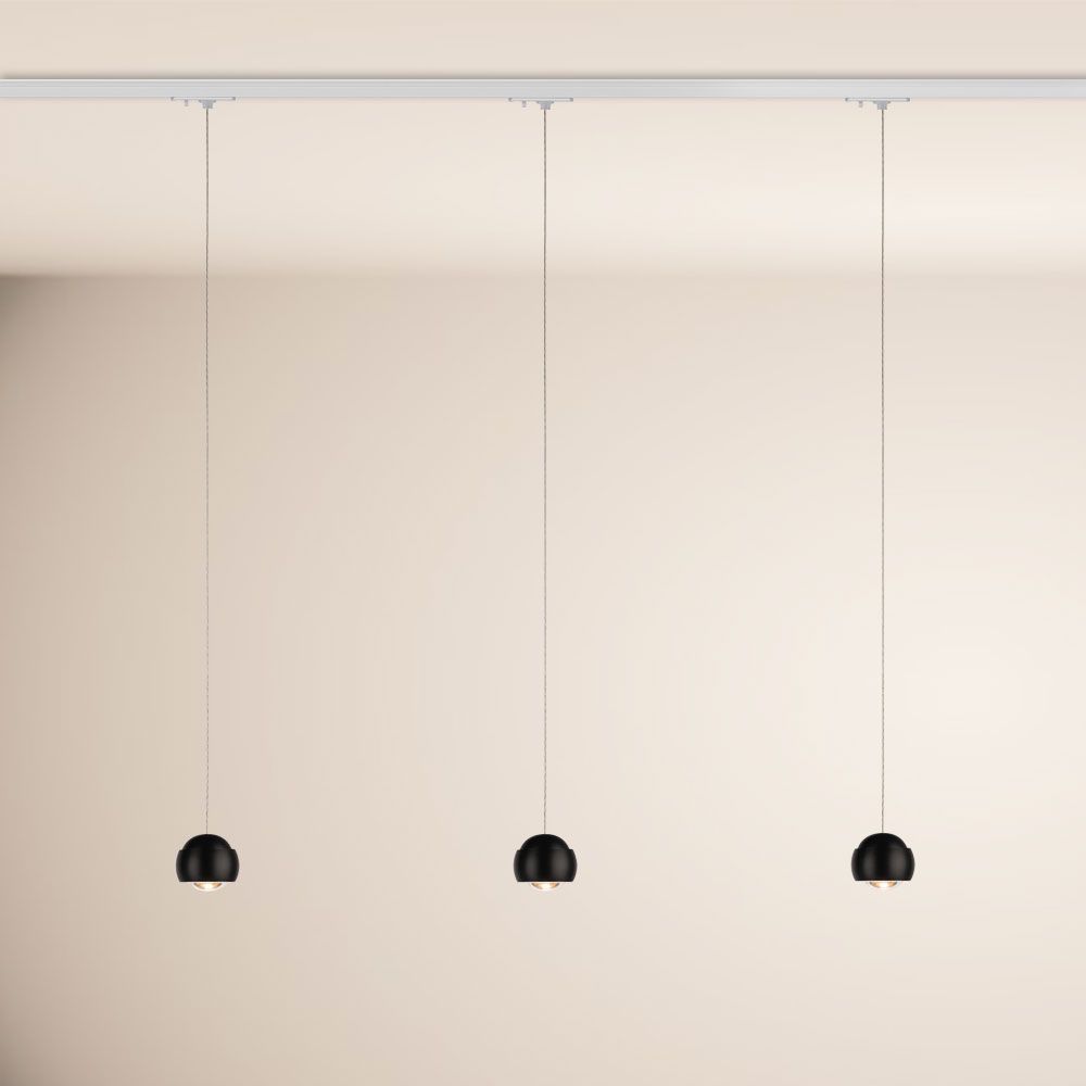s.luce Beam LED pendant light 1-circuit track system End feeder