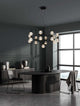 Belinda LED Pendelleuchte Ø 105cm 17-flammig in modernem Interieur mit stilvollem Design.