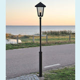 Benu Cast Light 254 cm nero, vetro acrilico colorato