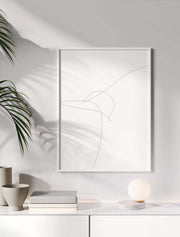 Beson Tischleuchte H 18cm Grau, Weiß - moderne LED Tischlampe für Büro, Schlafzimmer und Wohnraum