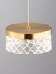 Bion LED Pendelleuchte  Ø 15cm 3000K Gold mit elegantem Design und LED-Beleuchtung, perfekt für moderne Interieurs.