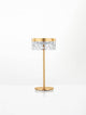 Bion LED Tischleuchte Ø 14,8cm 3000K Gold auf weißem Hintergrund, elegantes Design mit goldener Oberfläche.