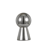 Birillo mundgeblasene Glas Tischleuchte 40cm Rauch
