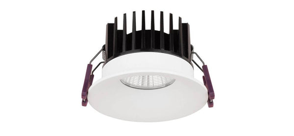 Blade LED Außeneinbauspot H 5,4cm 3000K IP65 in Schwarz, 12W Aluminium, warmweißes Licht für außen