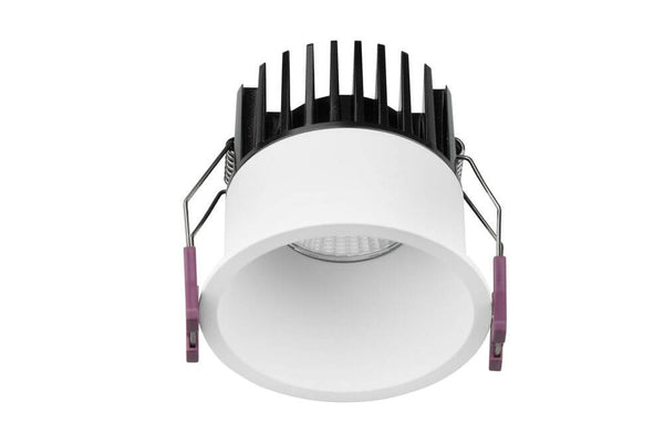 Blade LED Außeneinbauspot H 7,5cm 3000K IP65 aus weißem Aluminium für Außenbereiche