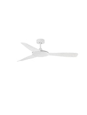 Blaire Ventilator Ø 132cm weißer Deckenventilator mit 3 Flügeln, Fernbedienung, Timer und Sommer-/Winter-Betrieb