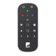 Fernbedienung Bluetooth + Zigbee Z Remote RGB CCT in schwarz mit Tasten für Lichtsteuerung und Farbwahl.