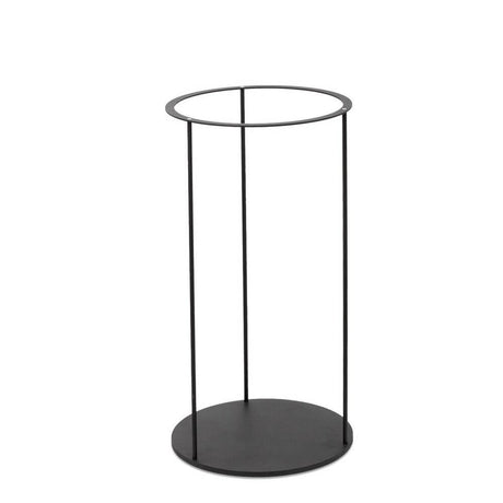 Bodenständer 79cm für Versus Schwarz in modernem Design, ideal für kreative Displays und Raumgestaltung.